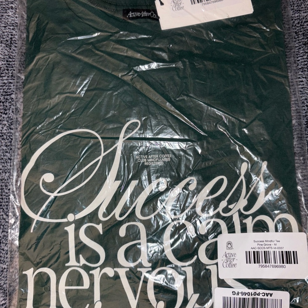 Active After Coffee Green Graphic Tee